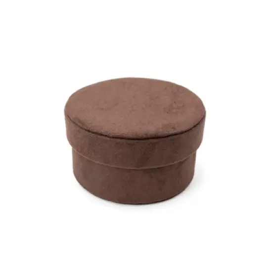 Small Velvet Storage Box Brown - Bullseye's Playground&trade; image {1}
