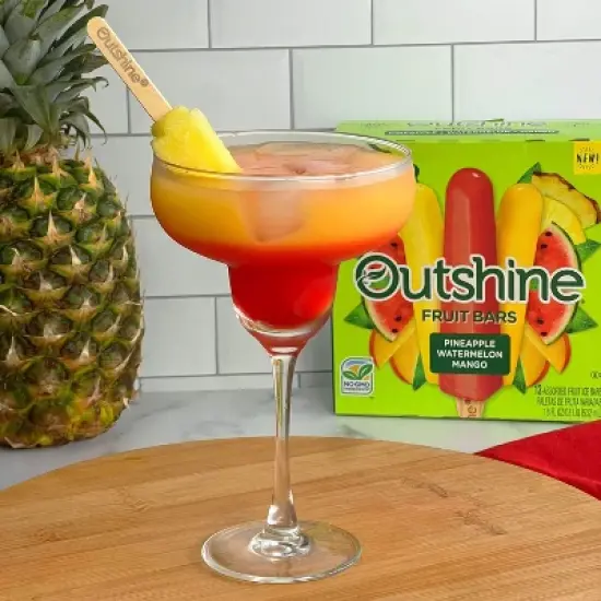 Outshine Pineapple, Watermelon, and Mango Mini Frozen Fruit Pops Variety Pack - 18 fl oz/12ct image {1}