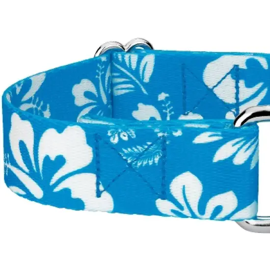 Country Brook Design - Blue Hawaiian Martingale Dog Collar image {3}