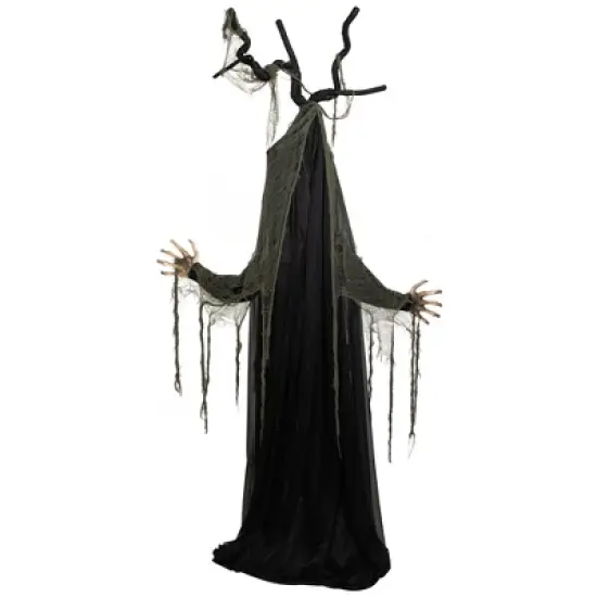Northlight LED Lighted and Animated Tree Man Halloween Decoration - 7' image {7}