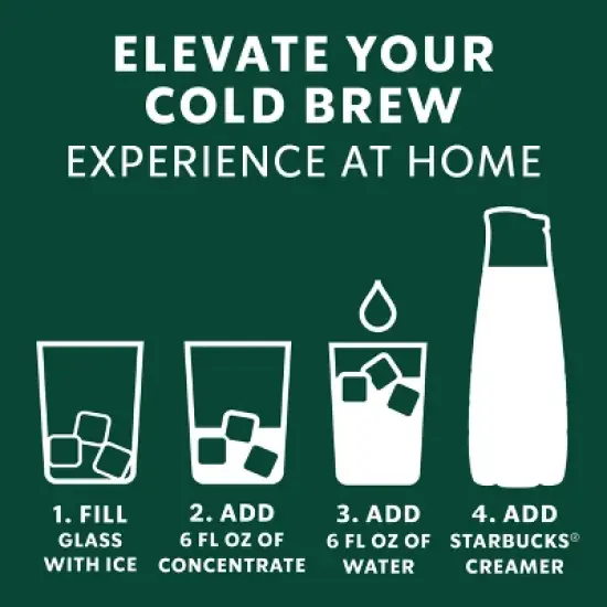Starbucks Sweetened Black Cold Brew - 32 fl oz image {8}