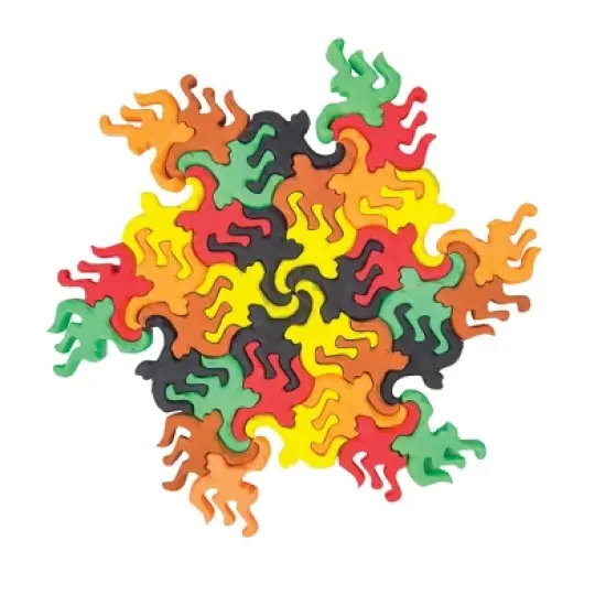 Geddes Big Foot Puzzle Erasers - 24 per display image {6}