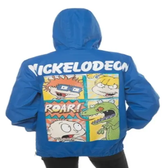 Members Only Women's Nickelodeon Collab Popover Oversized Jacket image {5}