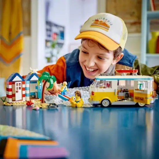 LEGO Creator 3 in 1 Beach Camper Van Toy Summer Set 31138 image {2}