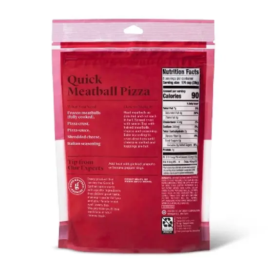 Finely Shredded Italian-Style Cheese - 8oz - Good & Gather&trade; image {1}