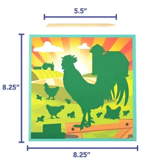 READY 2 LEARN&trade; Magic Scratch Paper, Farm image {3}