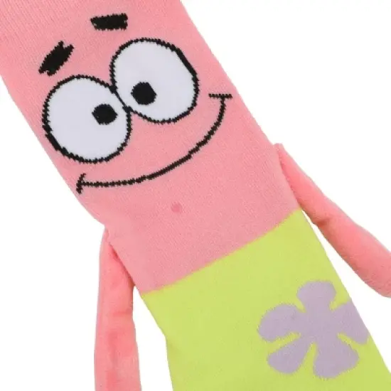 Spongebob Squarepants Spongebob & Patrick Women's Casual Crew Socks With 3D Arms & Magnetic Hands image {2}