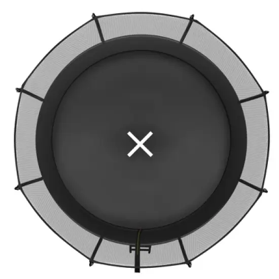 Okak 6/8/10/12/14FT UV-Protected Trampoline, Kids Trampoline with Safety Net and Metal Stand, Springfree Outdoor Trampoline for Yard, Garden image {1}