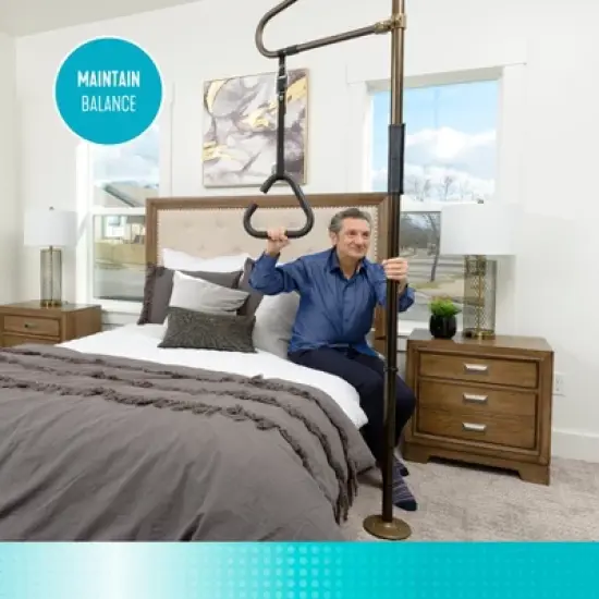 Signature Life Trapeze Grab Bar Accessory for the Sure Stand Security Pole image {3}