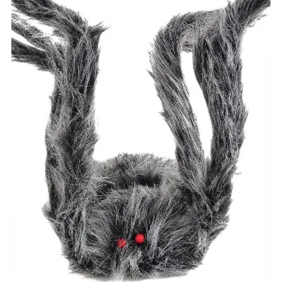 86" Giant Gray Spider Decoration image {2}