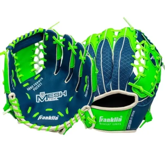 Franklin Sports 9.5'' Meshtek Glove with Ball image {1}