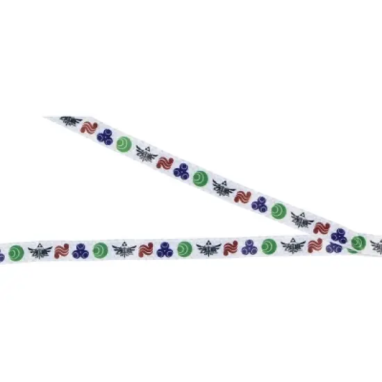 Legend of Zelda Master Sword Breakaway Lanyard with Triforce Charm & ID Holder image {2}