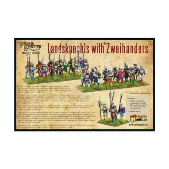 Landsknechts with Zweihanders Miniatures Box Set image {2}