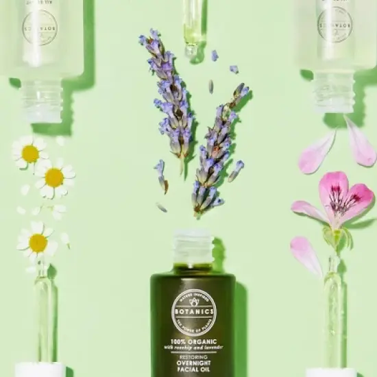 Botanics Restoring Overnight Facial Oil - 0.84 fl oz image {4}