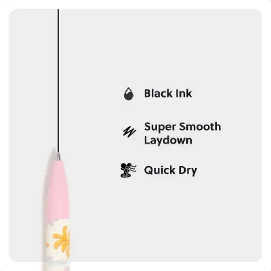 U Brands 6ct Laguna Gel Ink Pens Saccharine Fields image {4}