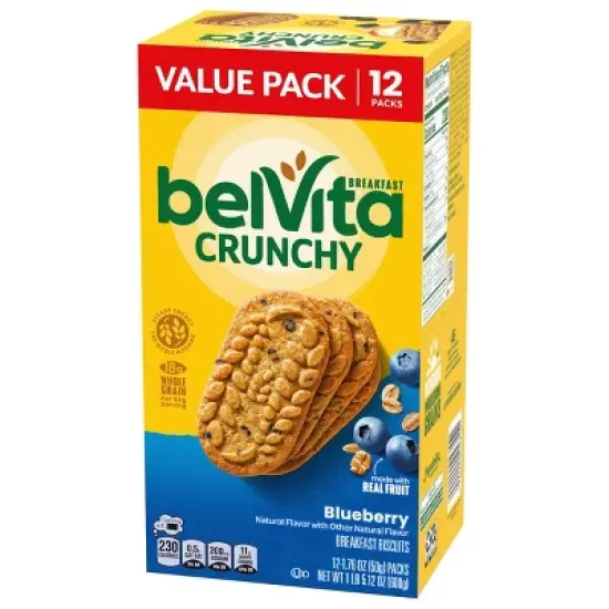 BelVita Blueberry Breakfast Biscuits Value Pack - 12.12oz/12ct image {8}