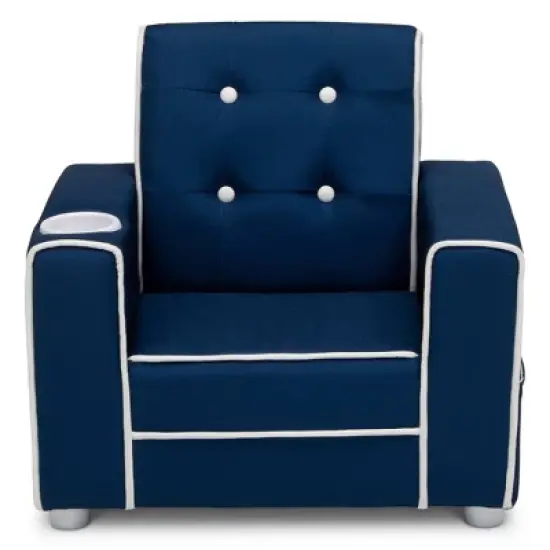 Delta Children Chelsea Kids' Upholstered Chair with Cup Holder image {4}