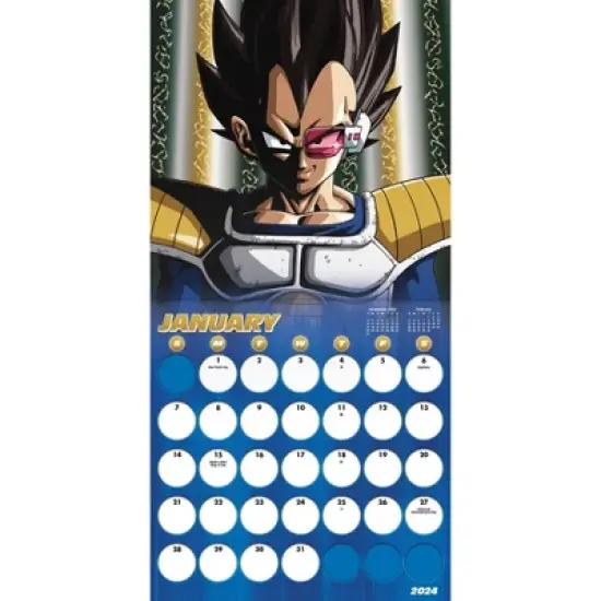 Trends International Inc. 2023-24 Wall Calendar 12"x12" Dragon Ball Z image {1}