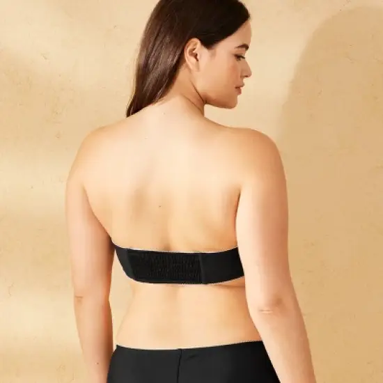 Women's Picot Bow Trim Bandeau Bikini Top - Wild Fable&trade; image {4}