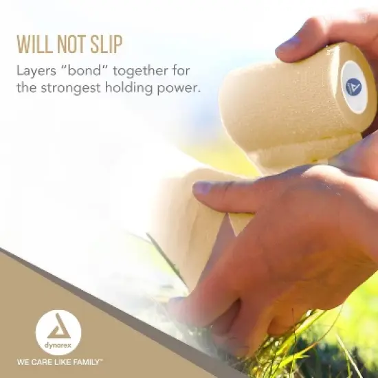 Sensi Wrap Self-Adherent Tan 2" x 5yd image {3}