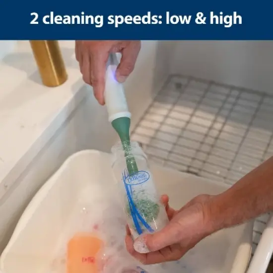 Dr. Brown's Electronic Baby Bottle Brush Cleaning Set - 3pk image {5}