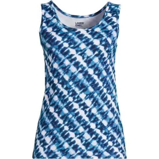 Lands' End Women's Cotton Tank Top image {18}