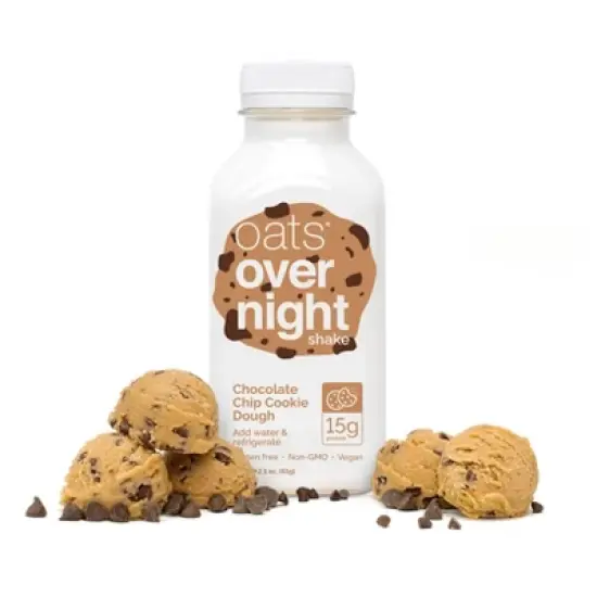 Oats Overnight Chocolate Chip Cookie Dough Breakfast Shake - 2.1oz image {1}