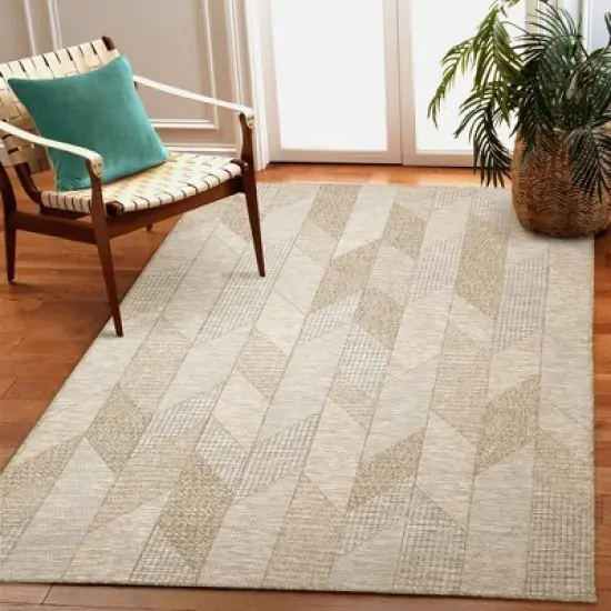 Liora Manne Orly Geometric Indoor/Outdoor Rug image {1}