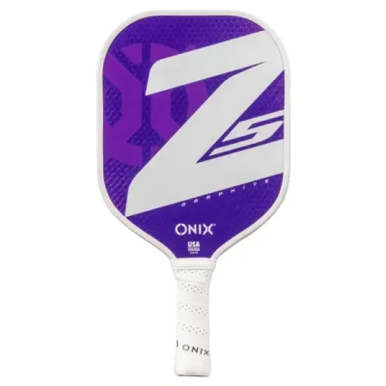 Onix 15.5'' Z5 Wide Body Pickleball Paddle - Purple: Graphite, 8.2 oz, 4" Grip image {8}