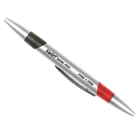 Moon Products Swirl Ink Pens, Red/Black Combo, Pack of 12 image {1}