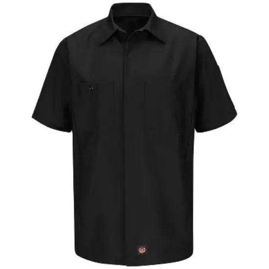 Red Kap&reg; Men's Short Sleeve Solid Crew Shirt image {1}