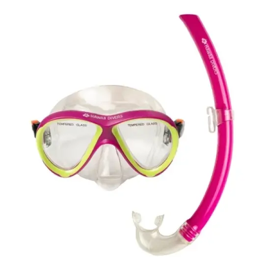 Hawaii Divers Combo Guppy -  Pink/ Bright Yellow (4+ Years) image {2}