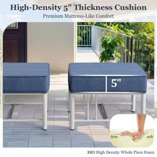 Gymojoy Outdoor Sofa Funiture with Thick Cushion for Garden Yard image {5}