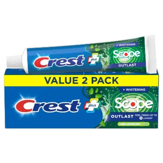 Crest + Scope Outlast Complete Whitening Toothpaste - 5.4oz image {11}