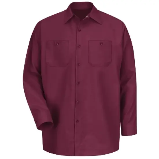 Red Kap&reg; Men's Long Sleeve Industrial Work Shirt image {19}