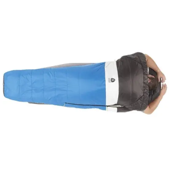 Sierra Designs Synthesis 25 Degree Fahrenheit Long Sleeping Bag - Blue image {5}