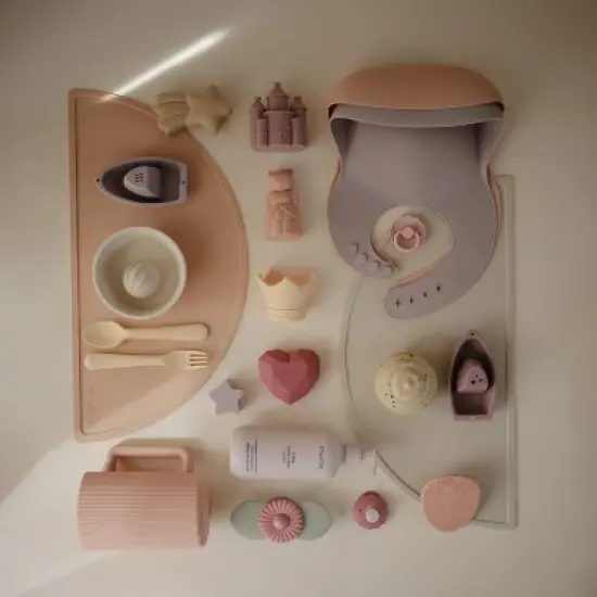 Mushie Princess Mold Free Bath Play Set - 4 Pack image {7}