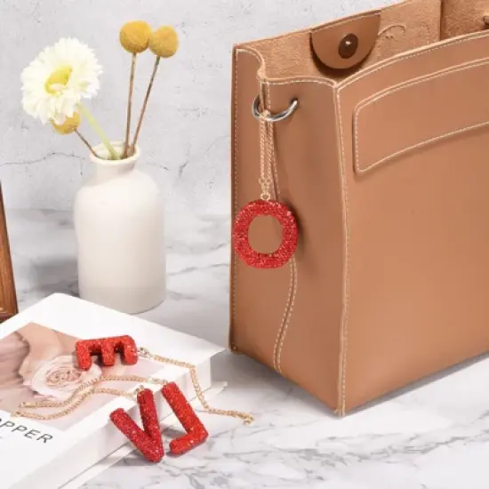 Unique Bargains Letter Hanging Ornaments for Cup Bling Car Letter Charm image {5}