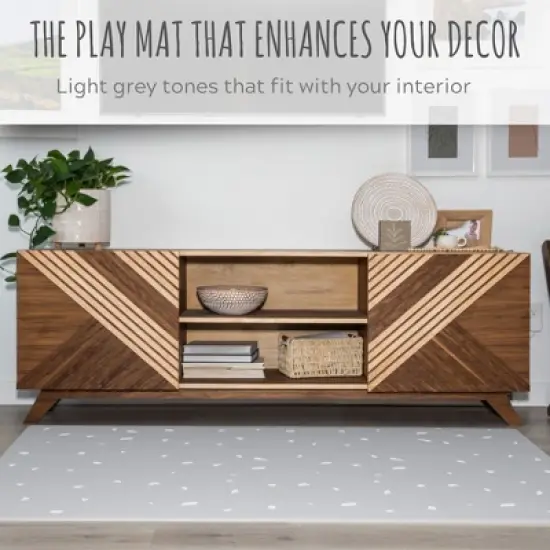 Stylish Baby Play Mat for Your Baby Boy or Girl - Large and Soft Foam Playmat Creates A Safe Play Area for Little Ones image {3}