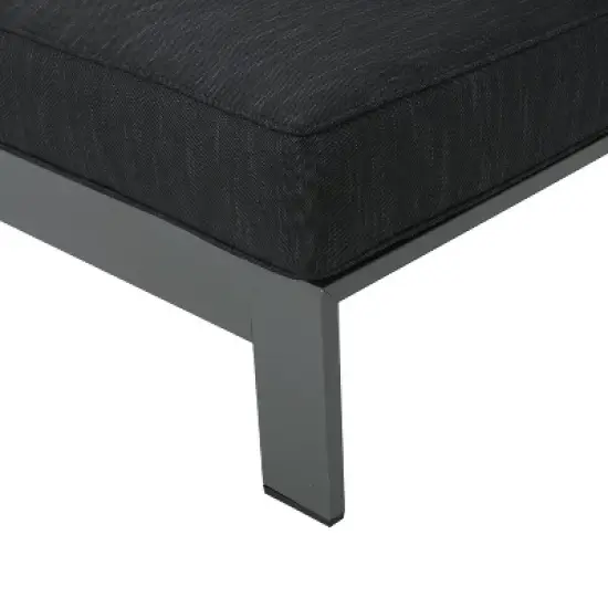 Christopher Knight Home Cape Coral Outdoor V-Shape Aluminum 5 Seater Sectional Sofa Set with Water-Resistant Cushions image {8}