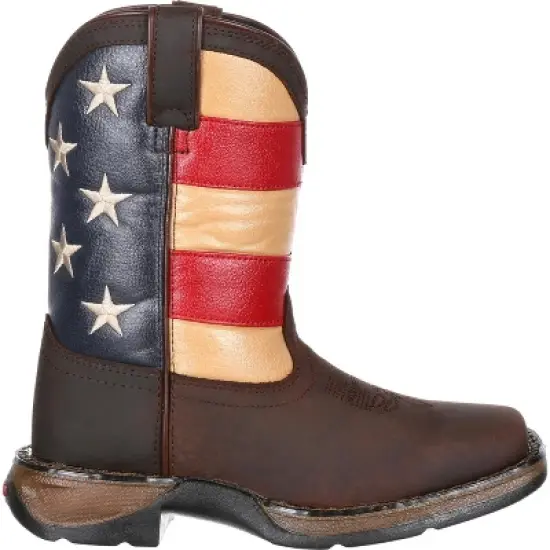 Lil' Rebel by Durango Kids Western Boot, DBT0160, Patriotic image {6}