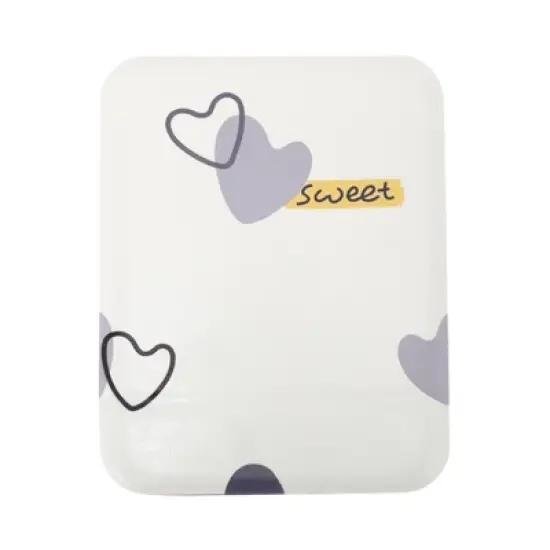 Unique Bargains Women Makeup Mirror for Travel Beige 1 Pc image {6}