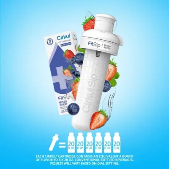 Cirkul FitSip Mixed Berry Flavor Cartridge image {3}