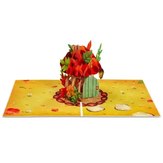 Frndly by Paper Love 3D Fox in Mushroom Pop Up Card image {4}