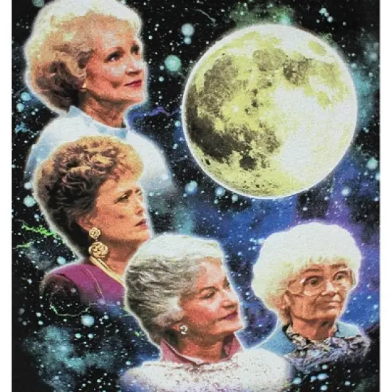 The Golden Girls Women's Four Golden Girls Moon T-Shirt image {1}