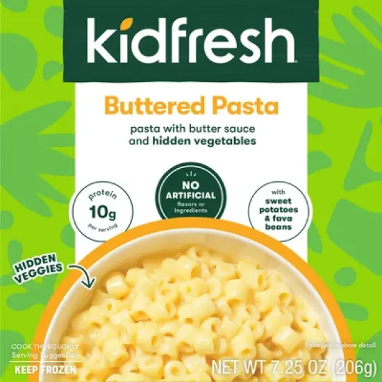 Kidfresh Buttered Pasta Frozen Meal - 7.25oz image {5}