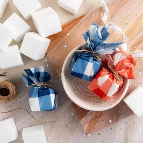 Genie Crafts 36 Pack Foam Cubes and Square Blocks for Crafts, School Projects, Sculpture, Modeling, 2 x 2 x 2 In" image {3}