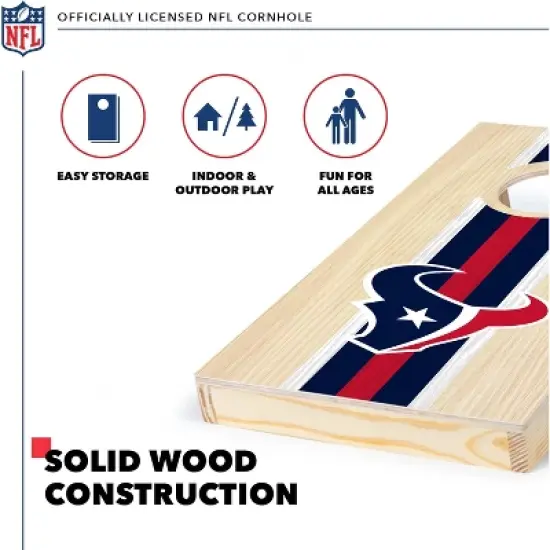 NFL Houston Texans 1'x2' Wood Cornhole Set image {2}