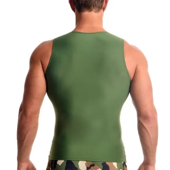 Insta Slim USA Activewear Compression Muscle Tank MA0001 image {6}