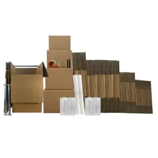 UBMOVE 8 Room Wardrobe Kit with 88 Moving Boxes and Packing Supplies image {7}